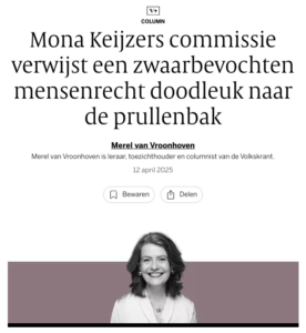 Merel van Vroonhoven 12 april