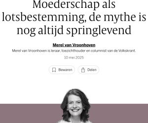 Merel van Vroonhoven column 10 mei